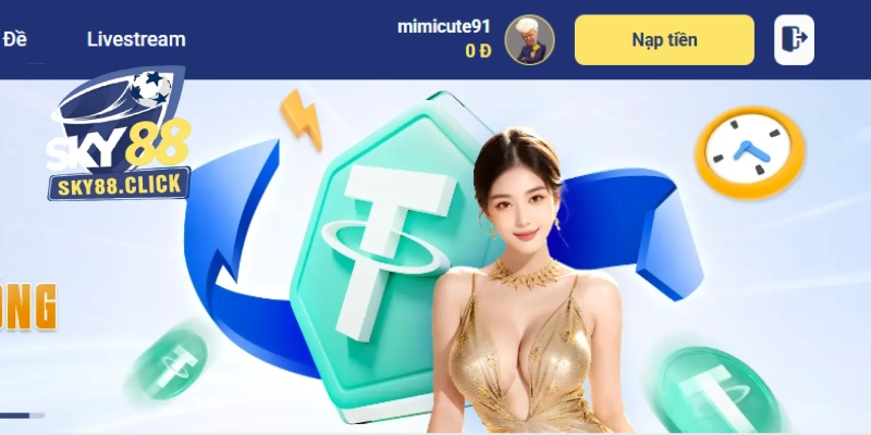 Nạp tiền SKY88 dễ dàng đa kênh và tiện lợi trong 1 phút Nạp tiền SKY88 dễ dàng đa kênh và tiện lợi trong 1 phút