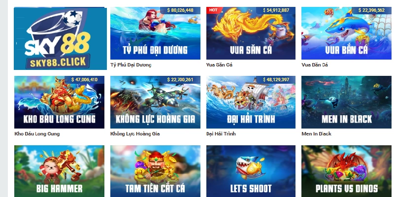 Sảnh bắn cá nổ hũ jackpot triệu đô chờ bạn khám phá Sảnh bắn cá nổ hũ jackpot triệu đô chờ bạn khám phá