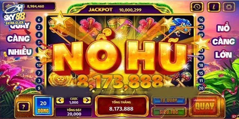 Trải nghiệm game slot quốc tế và rinh tiền thưởng khủng
