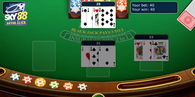Trò chơi Blackjack trực tuyến được nhiều anh em dành nhiều tình cảm